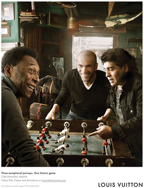 Zidane, Maradona, Pelé Pub Louis Vuitton 2010 